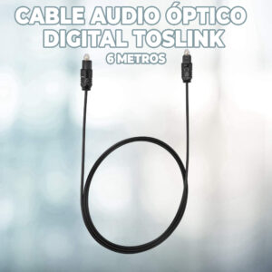 Cable Toslink De Fibra Optica 5 M Audio Alta Calidad  b