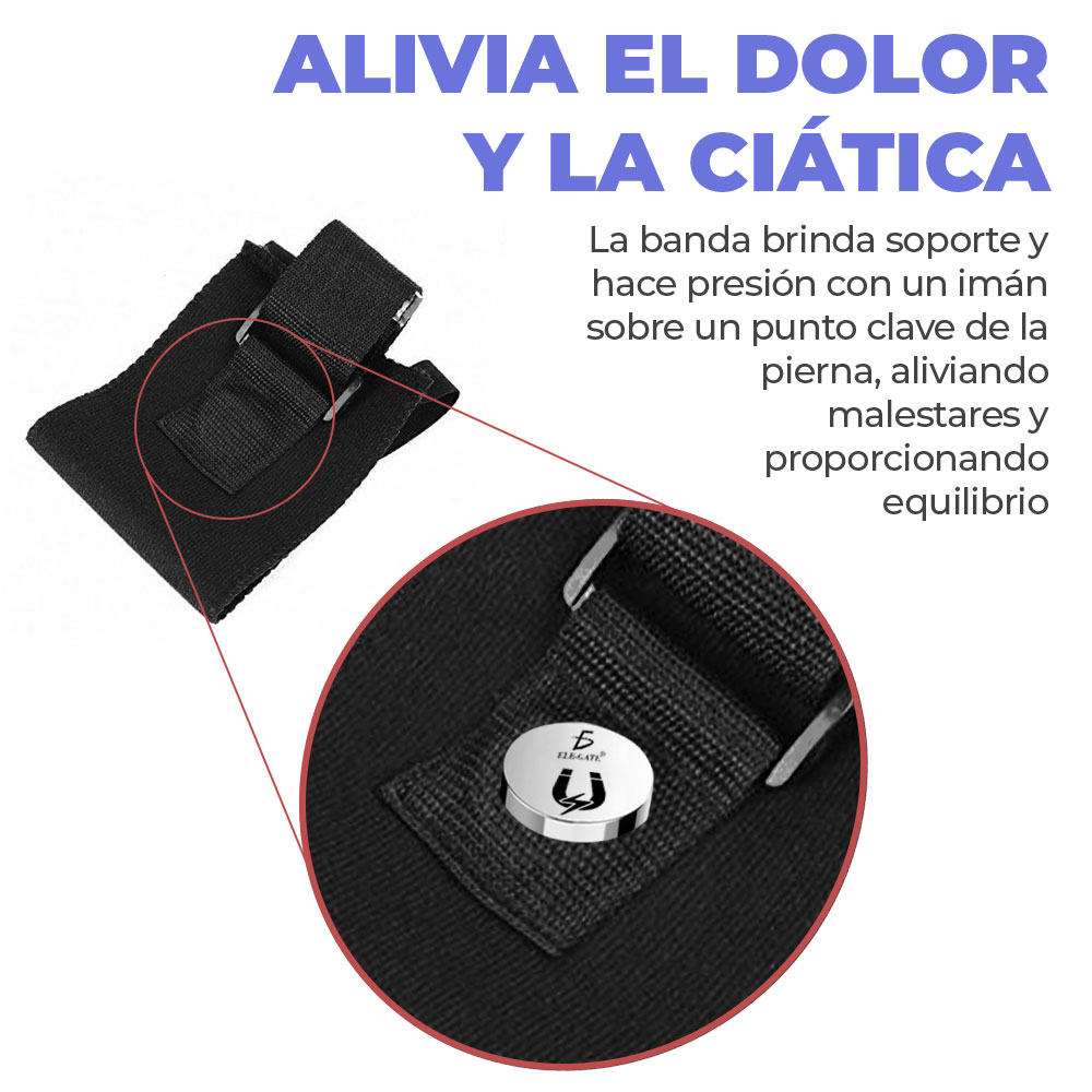 Rodillera terapéutica magnética para el dolor lumbar y la ciática