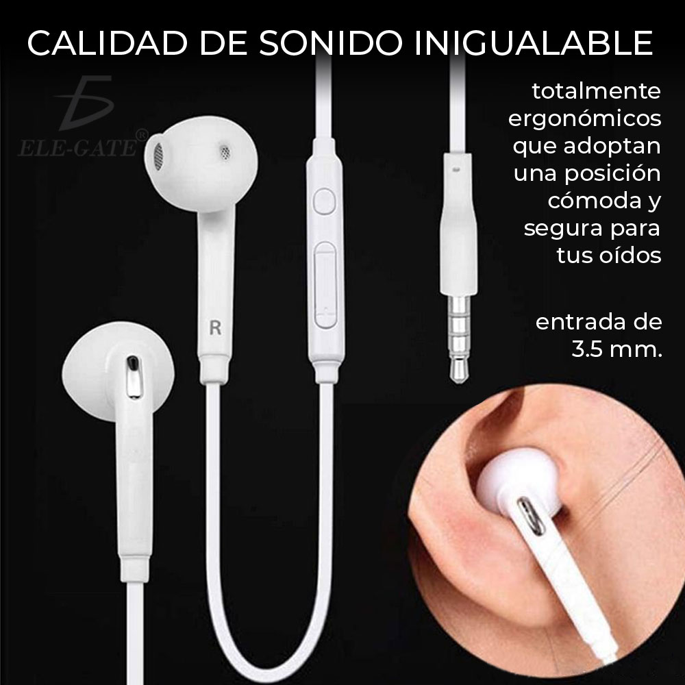 Audifonos Manos Libres Samsung S6 S7 S7 Edge J7 J4 A5 A3 A20