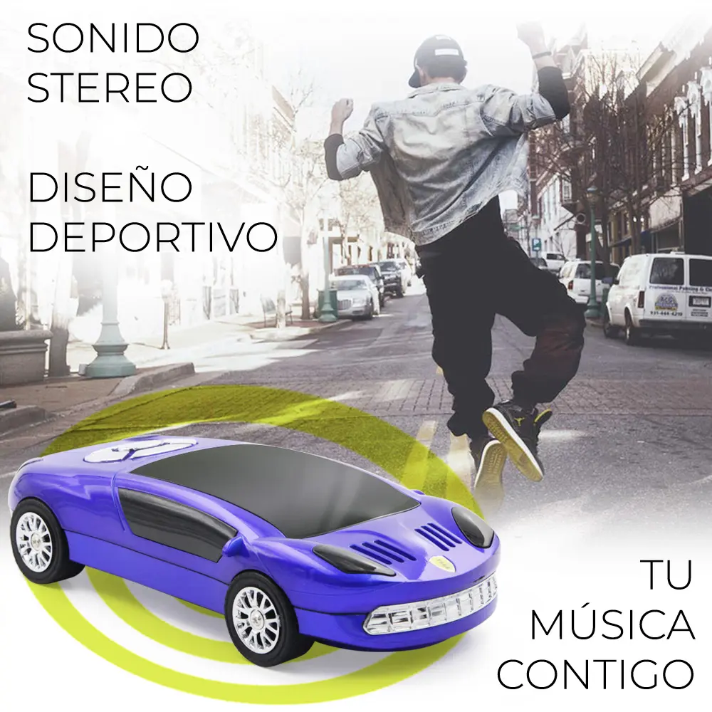 Bocina Coche Con Fm Memoria Usb Y Micro Sd Outlet