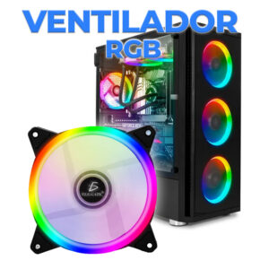 Ventilador Gamer Para Cpu Con Luz LED RGB