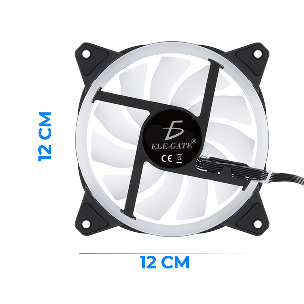 Ventilador Gamer Para Cpu Con Luz LED RGB - Image 4
