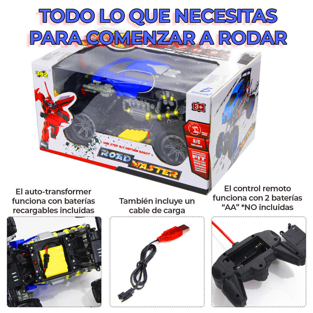 Carro Transformer Control Remoto Recargable