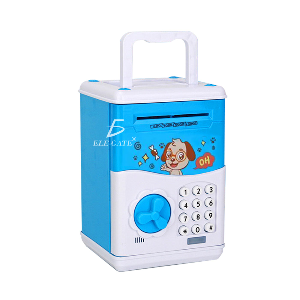 Alcancía Electronica Caja Seguridad Niños Atm Clave Caja