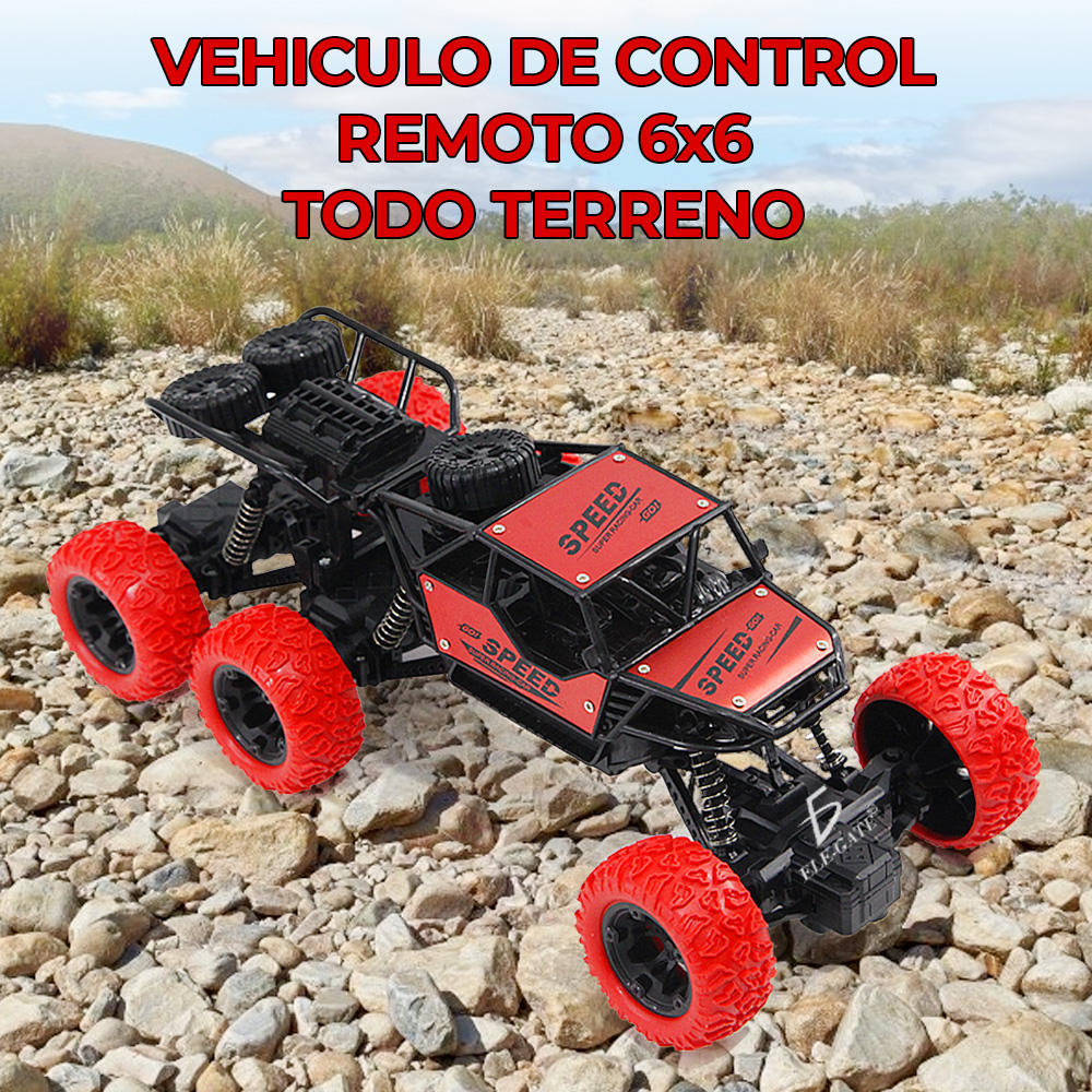 Carro Control Remoto Recargable 6X6 30km/h