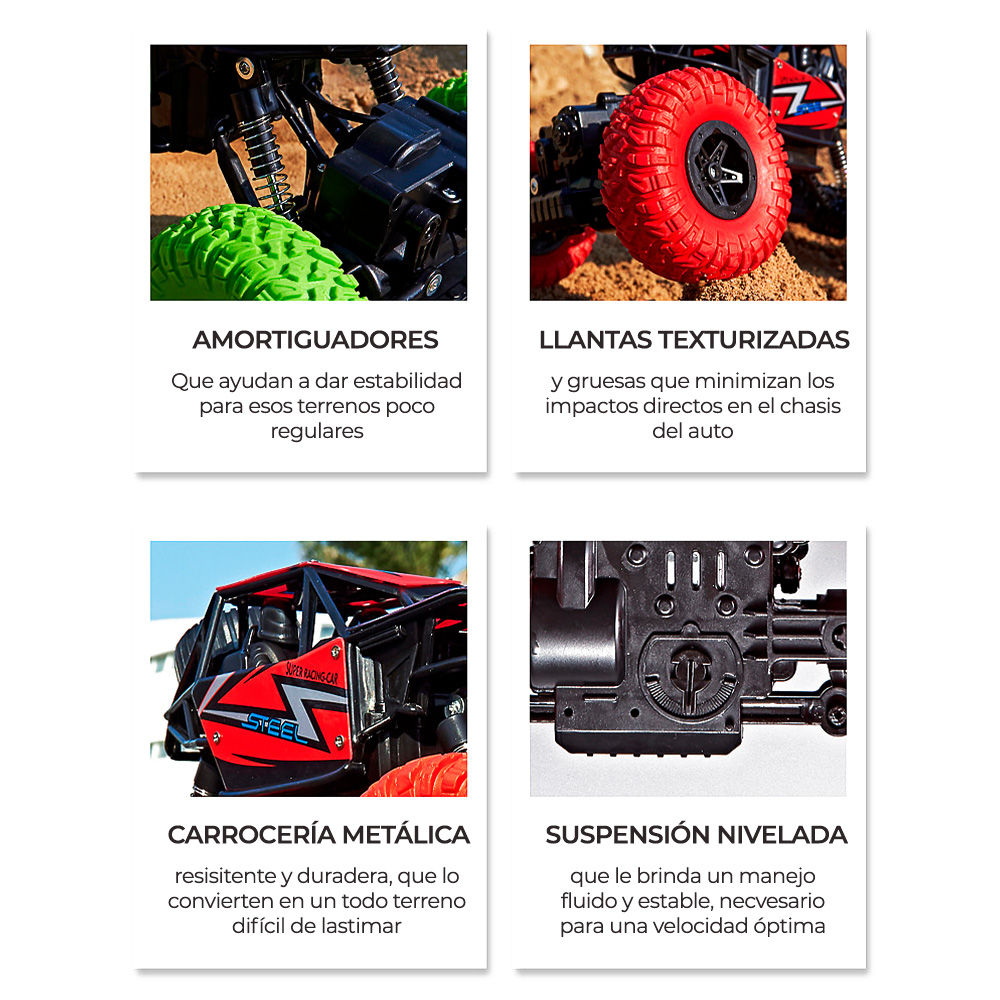 Coche Carro Control Remoto Recargable Model JUG.95566