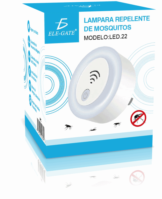 Lampara Repelente De Insectos Ultrasónico