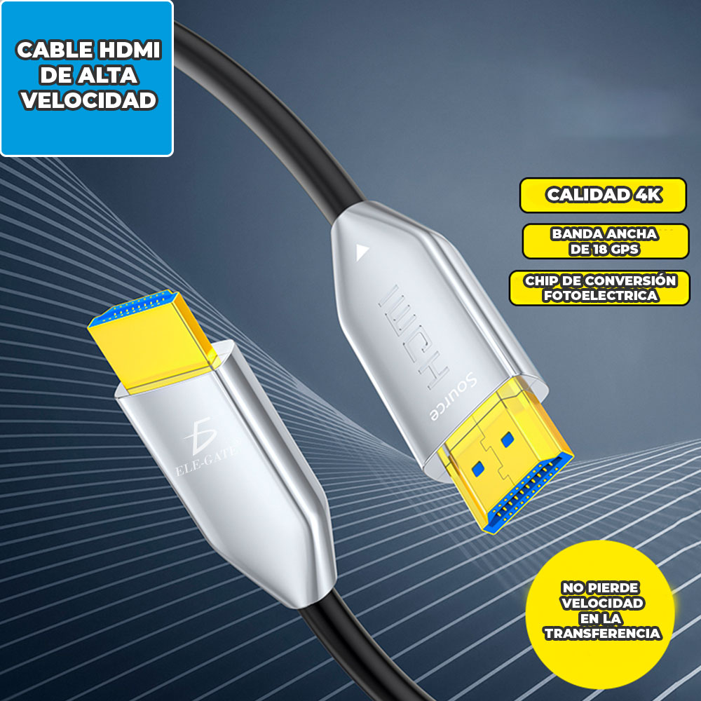 Cable Hdmi 50 Metros Fullhd 4K Para Pantalla grande