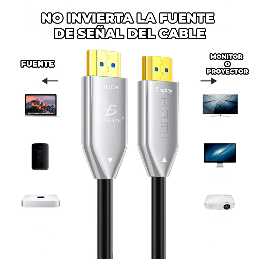 Cable Hdmi 50 Metros Fullhd 4K Para Pantalla grande