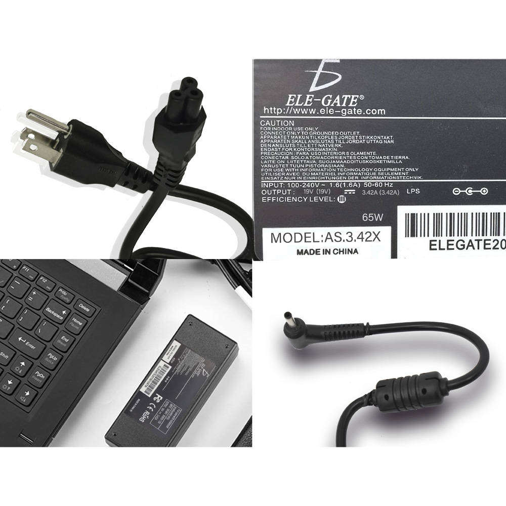 Cargador Laptop Compatible Asus 65W 19v 3.42a 4.0*1.35mm
