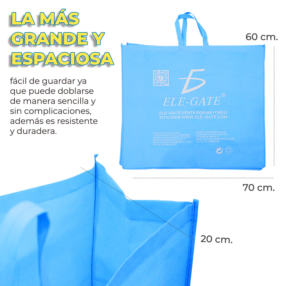 Bolsa de Tela Reusable Ecologica Reutilizable Eco Friendly