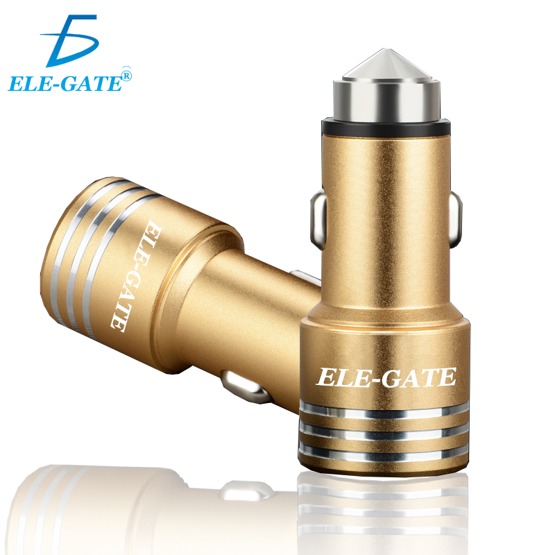 Cargador Usb Doble 2a Encendedor Coche Auto Celular Aluminio