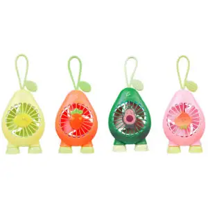 Mini Ventilador Frutal Recargable Y Portatil