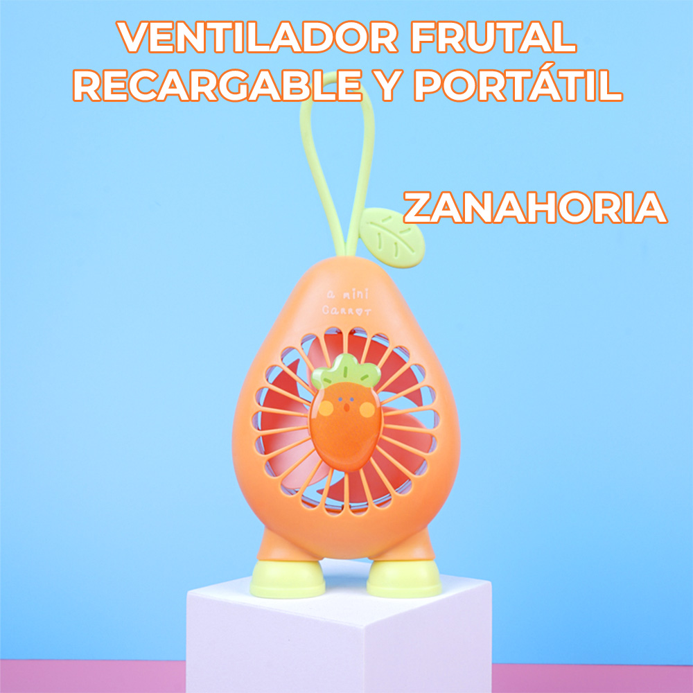 Ventilador en forma de zanahoria 