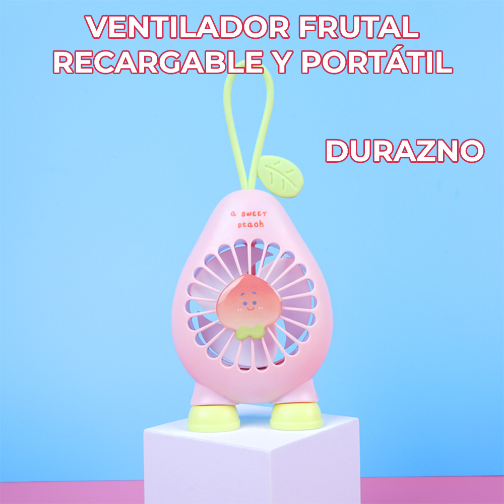 Ventilador en forma de durazno