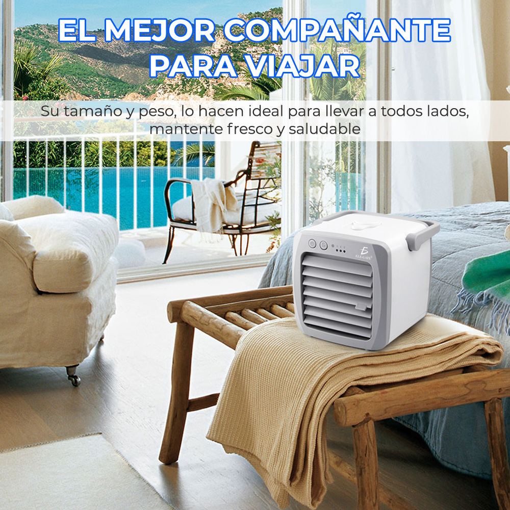 Aire Acondicionado Pequeño Cargar por Usb Para Escritorio