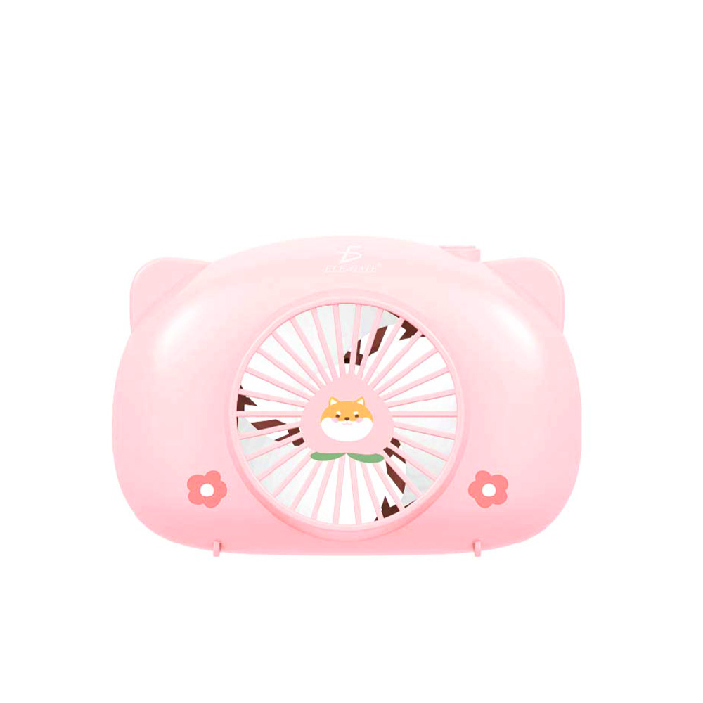 Mini Ventilador Personal Recargable Colores Forma de Pastel