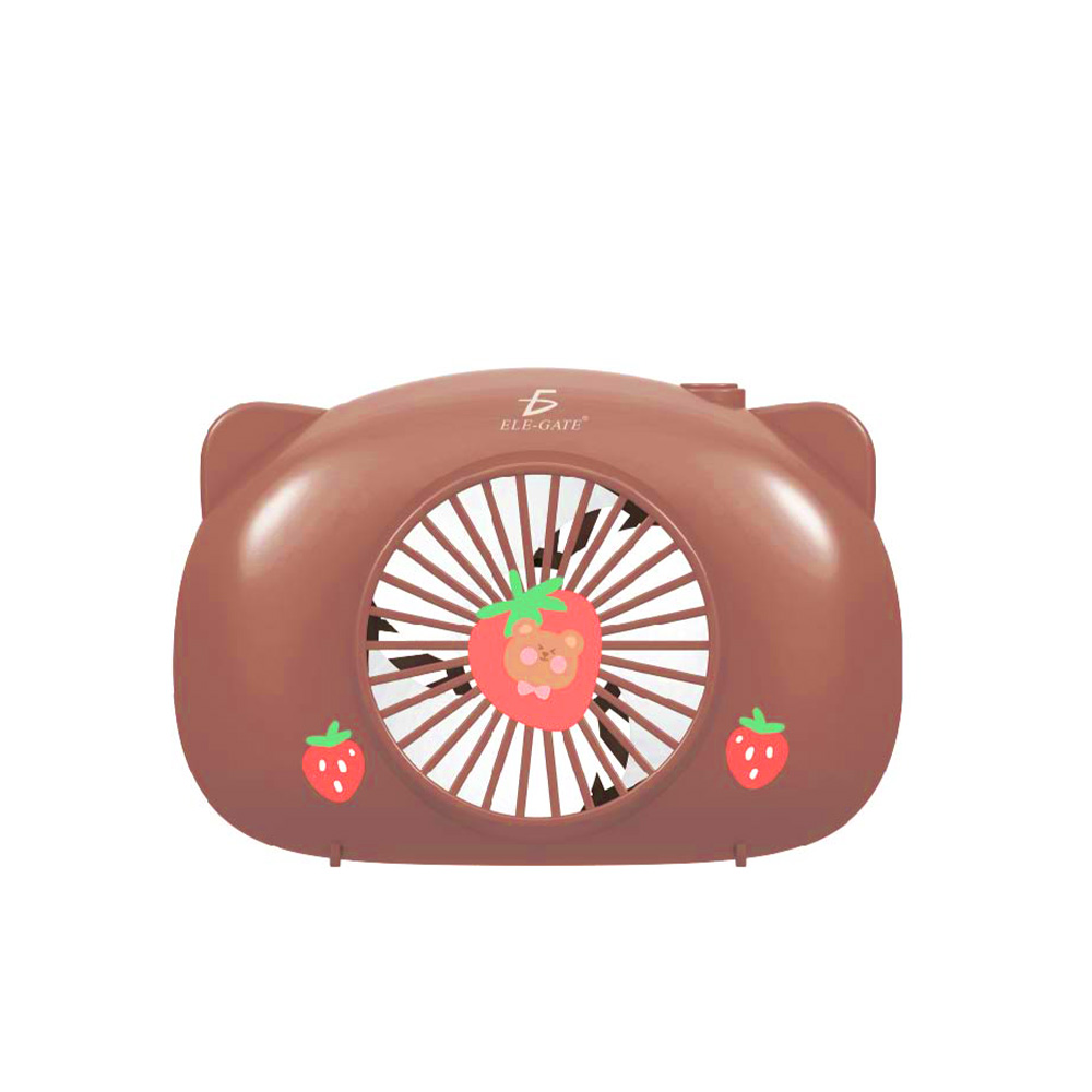 Mini Ventilador Personal Recargable Colores Forma de Pastel