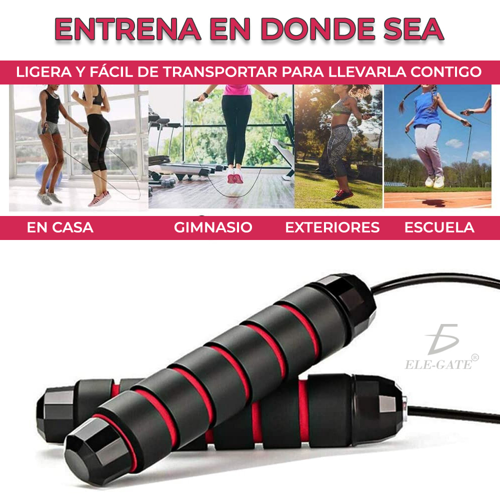 Cuerda Para Saltar De 300 Cm Con Mango Antideslizante