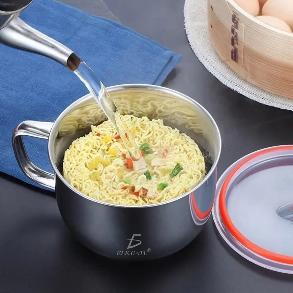 Cuenco Multiusos De Acero Inoxidable Para Fideos Sopa Merien