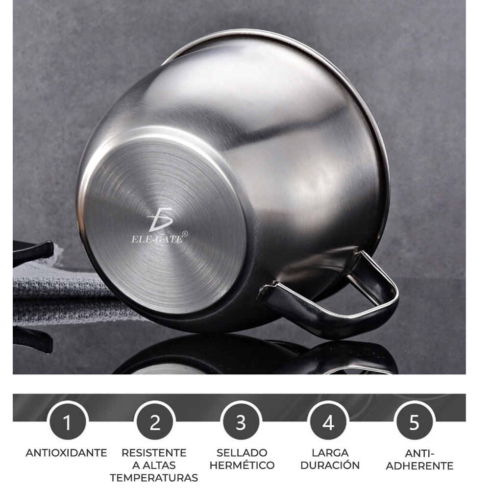 Cuenco Multiusos De Acero Inoxidable Para Fideos Sopa Merien