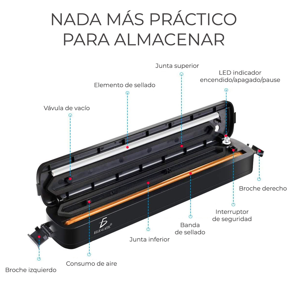 Automático Máquina De Sistema De Sellado Al Vacío Automático