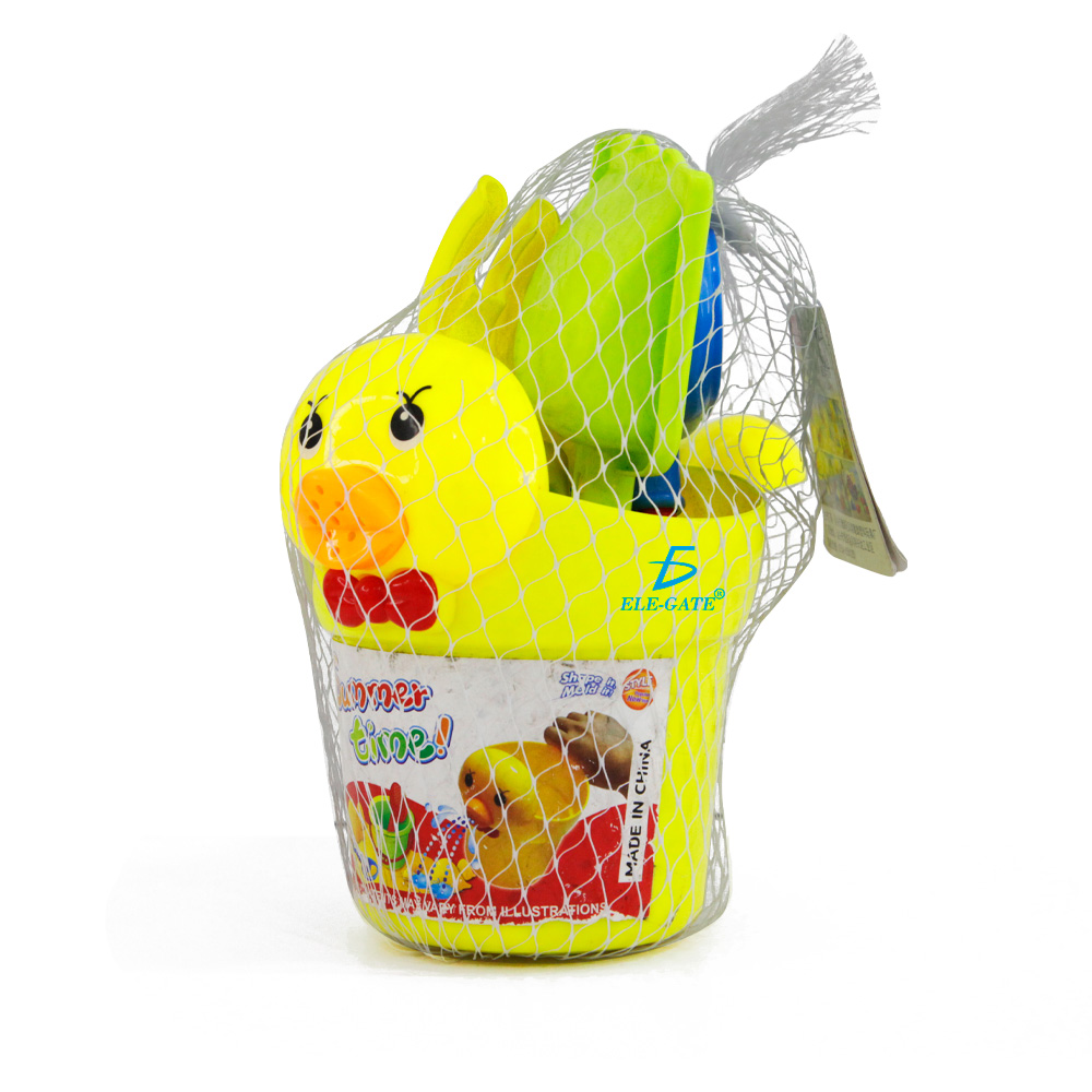 Cubeta De Juguetes Playa Accesorios Castillos Arena 10 pzs