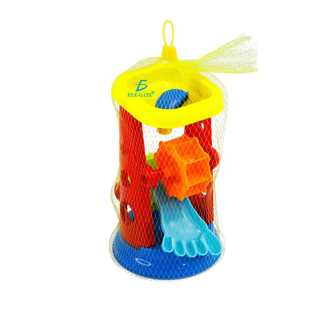 Cubeta De Juguetes Playa Accesorios Castillos Arena 10 pzs