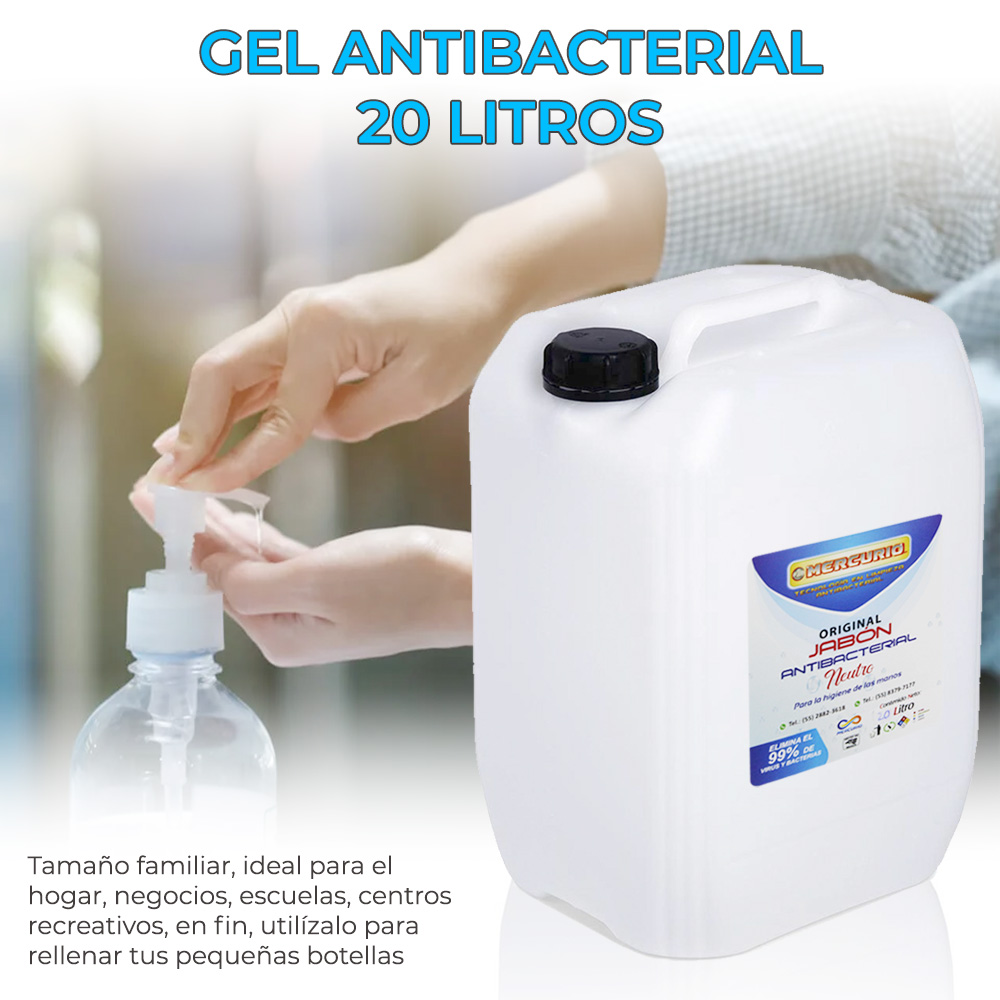 Gel antibacterial 20L