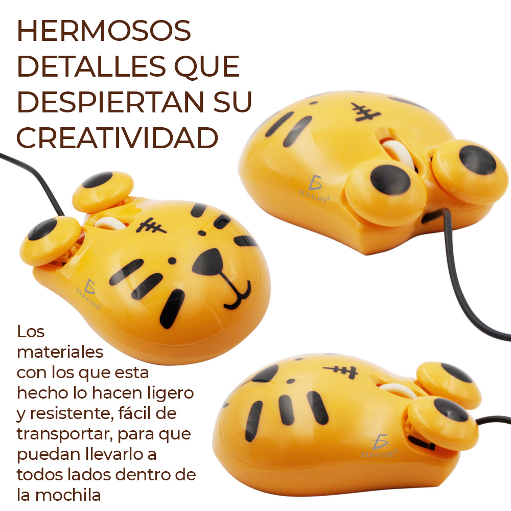 Mouse Usb Optico Alambrico para niños