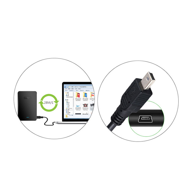 Cable Mini Usb V3 A Usb Transferir Datos 3Metros