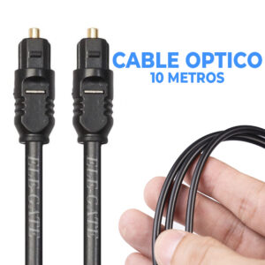 Cable De Fibra Optica 10 M Audio Alta Calidad Toslink