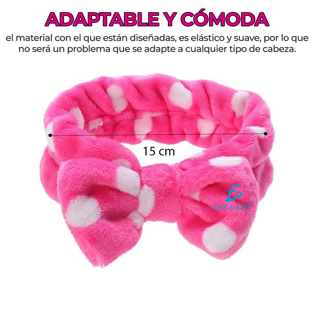 Banda Sujetadora De Cabello Suave Ancha Maquillaje Full