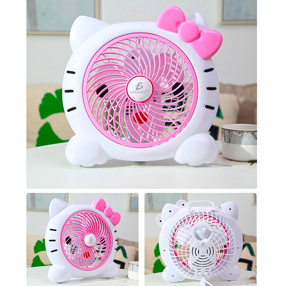 Ventilador de Pared y de Piso Plástico 16" forma de Hello Ketty