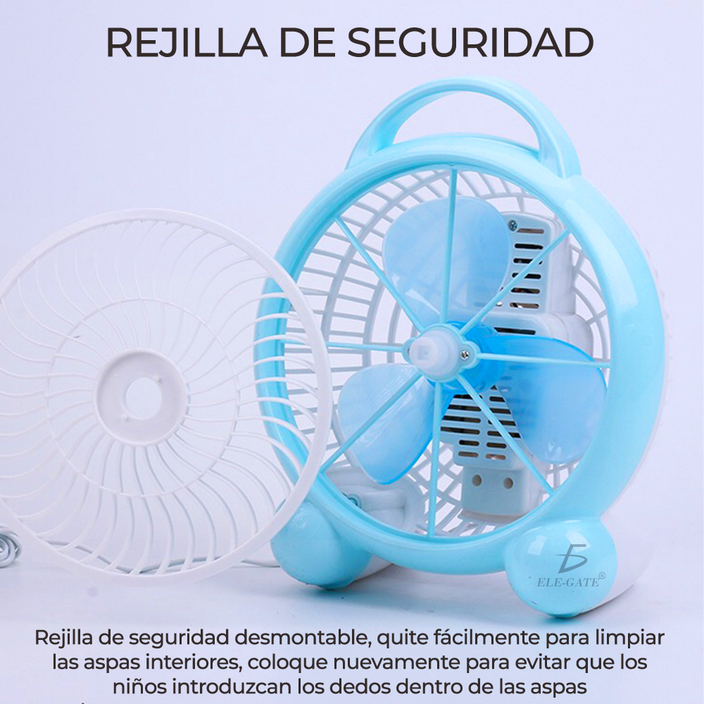 Ventilador de Pared y de Piso Plástico 16" forma de Pitufos