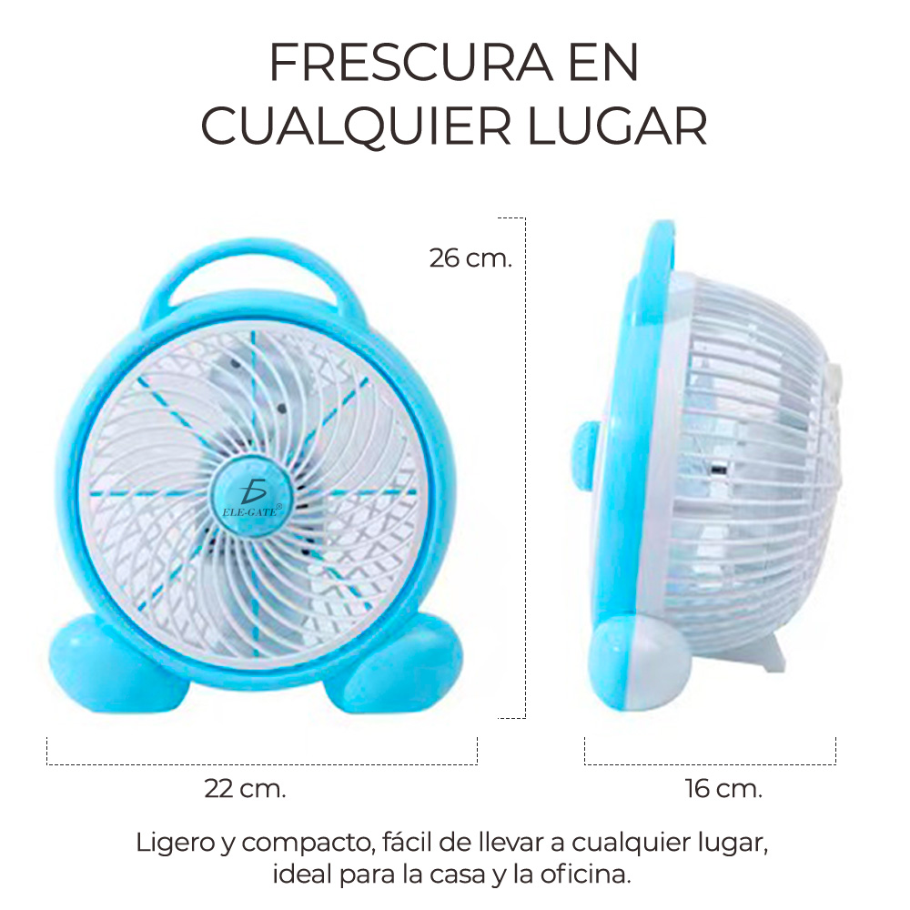 Ventilador de Pared y de Piso Plástico forma de Pitufos