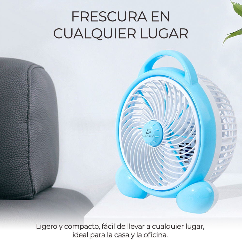 Ventilador de Pared y de Piso Plástico 16" forma de Pitufos