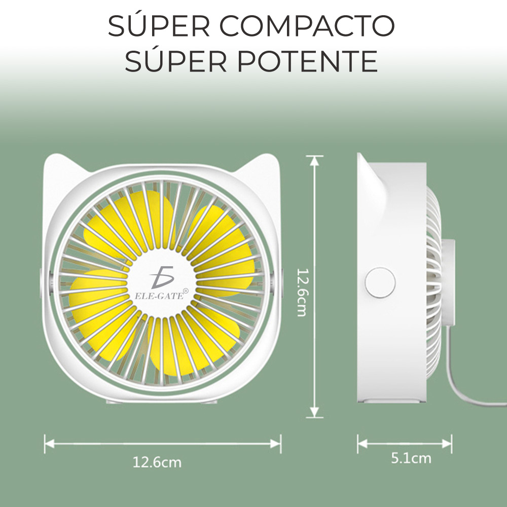 Mini Ventilador Enfriador Usb Portatil Personal Escritorio