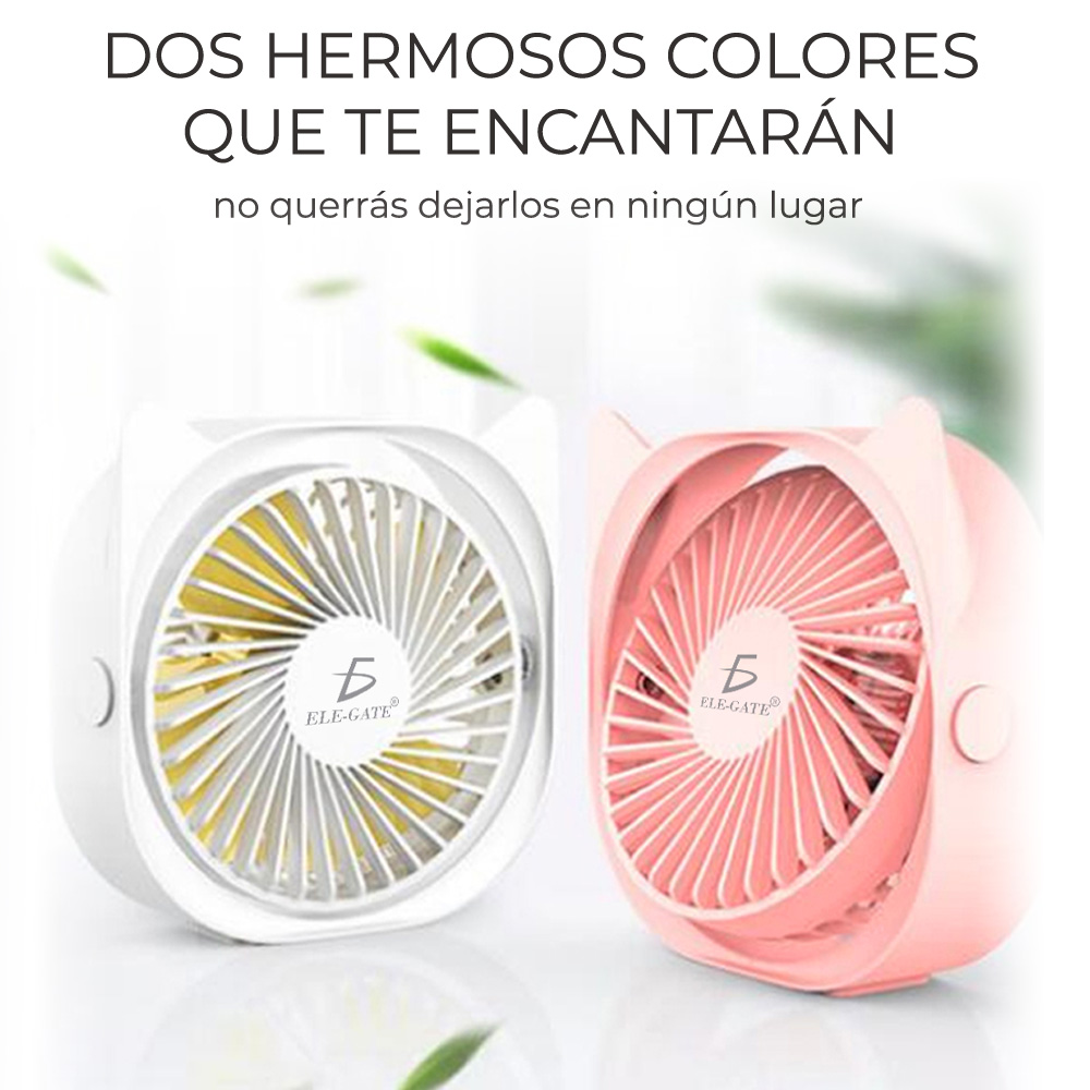 Mini Ventilador Enfriador Usb Portatil Personal Escritorio
