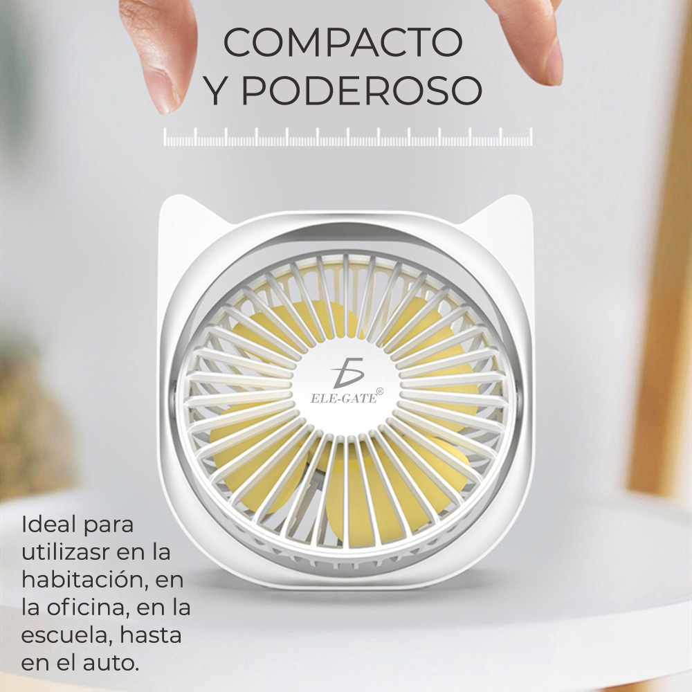 Mini Ventilador Enfriador Usb Portatil Personal Escritorio