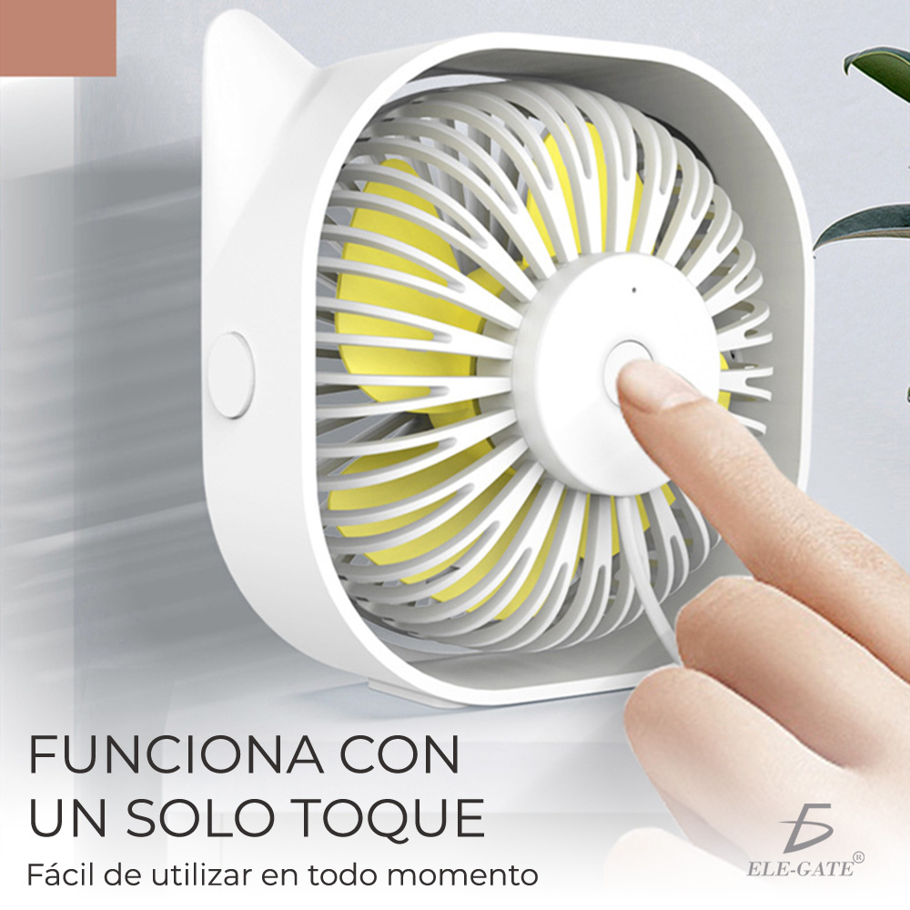 Mini Ventilador Enfriador Usb Portatil Personal Escritorio