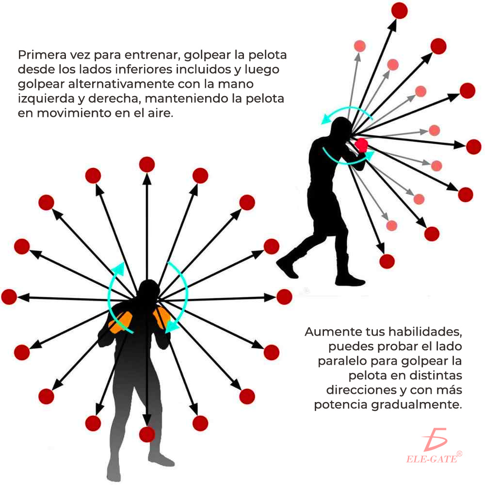 Diadema Con Pelota De Boxeo Y Dificultad