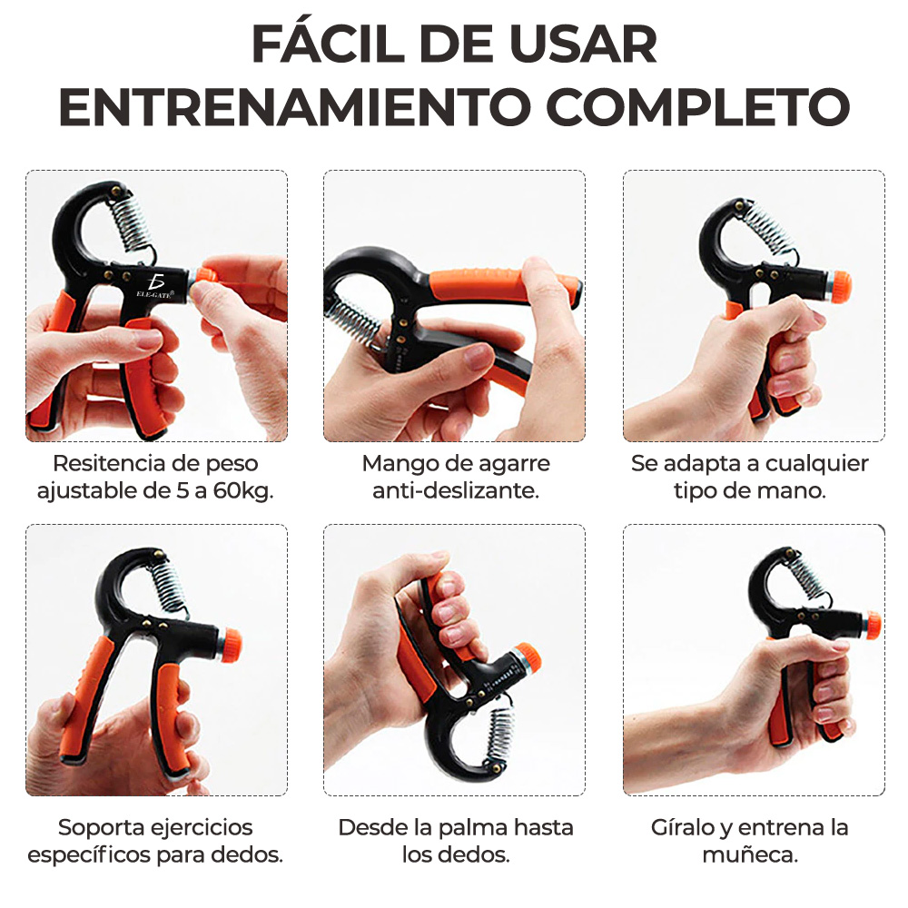 Ejercicio Muscular Pinza De Mano Entrenador Fitness Equipo