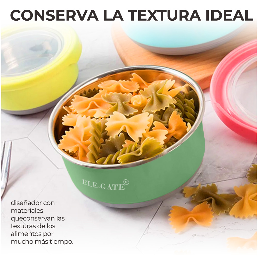 Acero Inoxidable Fresco Tazón De Conservación