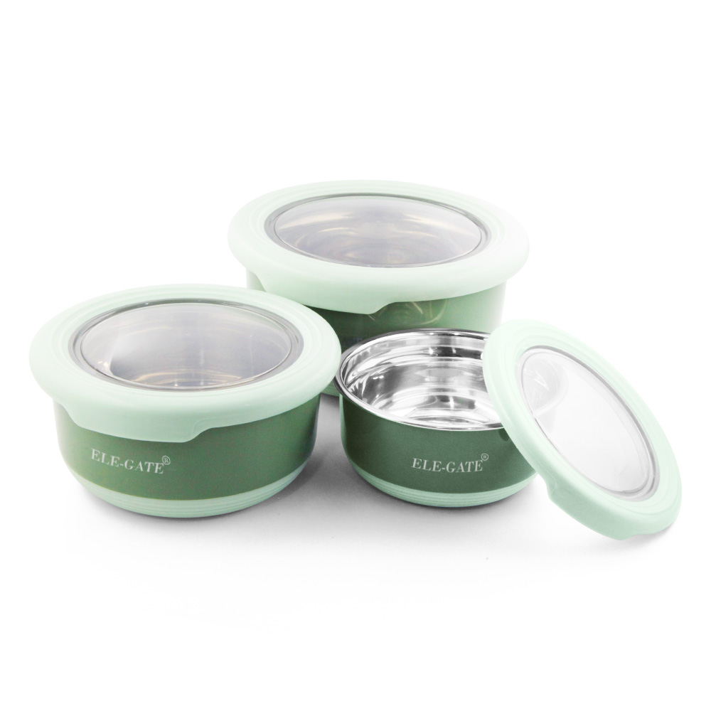 Acero Inoxidable Fresco Tazón De Conservación