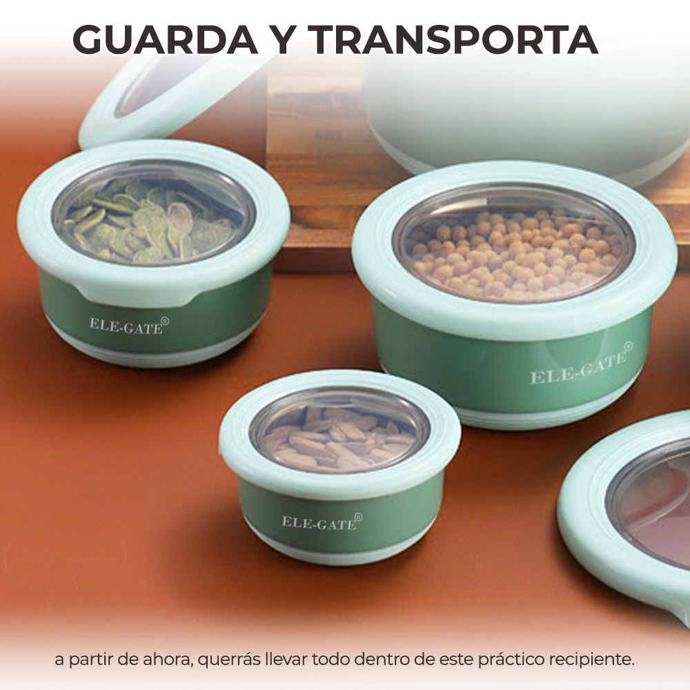 Acero Inoxidable Fresco Tazón De Conservación