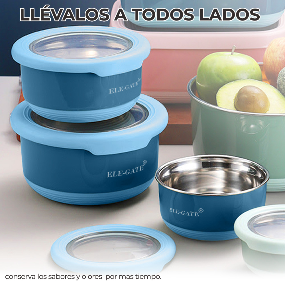 Acero Inoxidable Fresco Tazón De Conservación