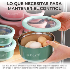 Acero Inoxidable Fresco Tazón De Conservación