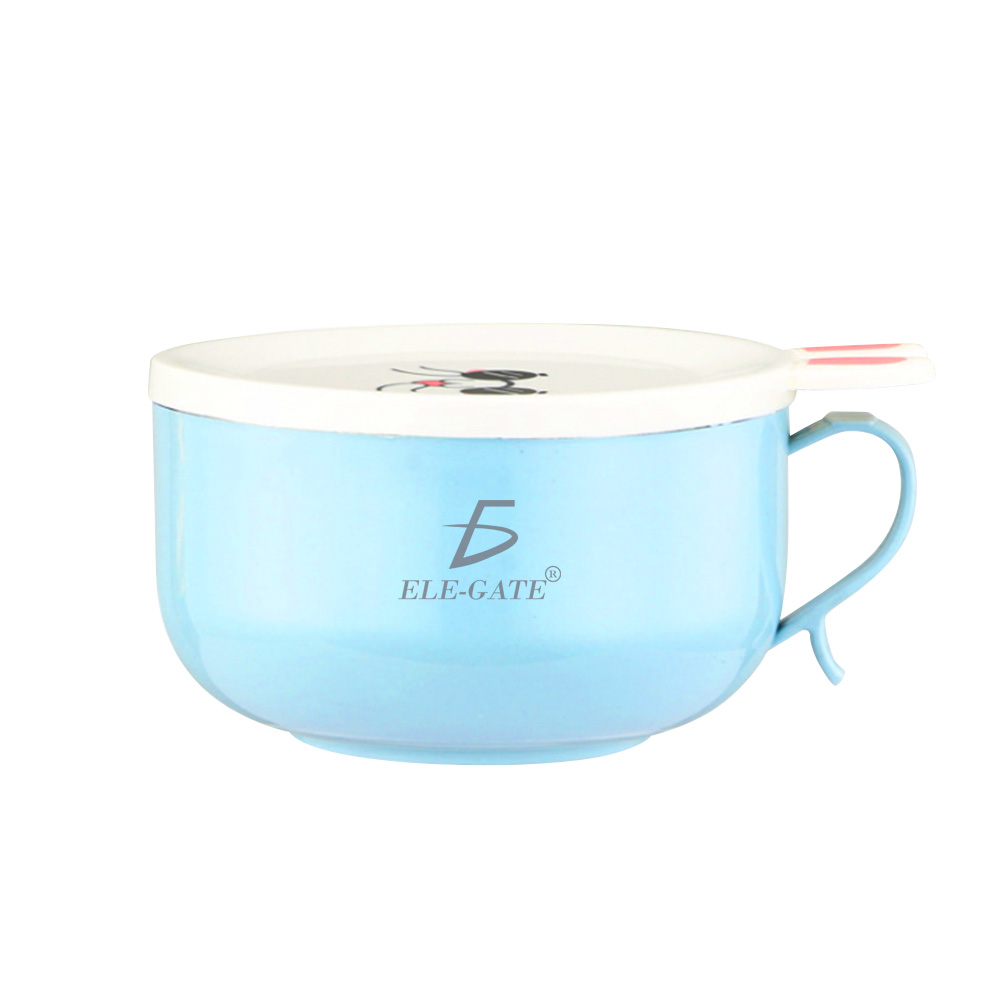 650 Ml De Dibujos Animados Cuenco Niños Utensilios De Acero