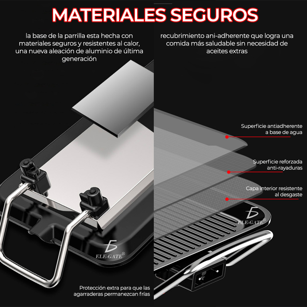 Parrilla Grande Comal Cocina 68X28cm